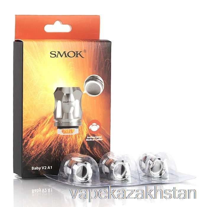 Vape Disposable SMOK TFV8 Baby V2 Replacement Coils 0.17ohm Baby V2 A1 Single Coils (SS)